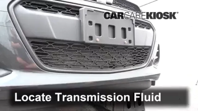 2017 Chevrolet Spark LS 1.4L 4 Cyl. Liquide de transmission Rajouter du liquide